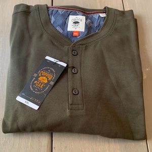 Copper & Oak Men’s Long Sleeve Pullover XXL Olive